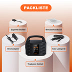 🔋 Powerbank Generator 194Wh 200W | SBAOH Akku Backup | Camping Outdoor DE ✅